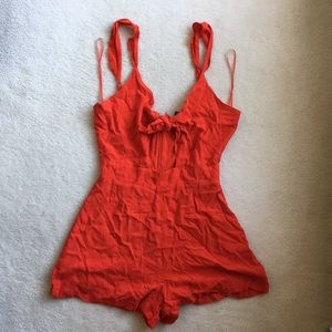 Red romper